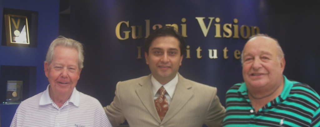 Sam Butler and his close friend with Dr.Gulani Gulani Vision Institute Jacksonville Florida